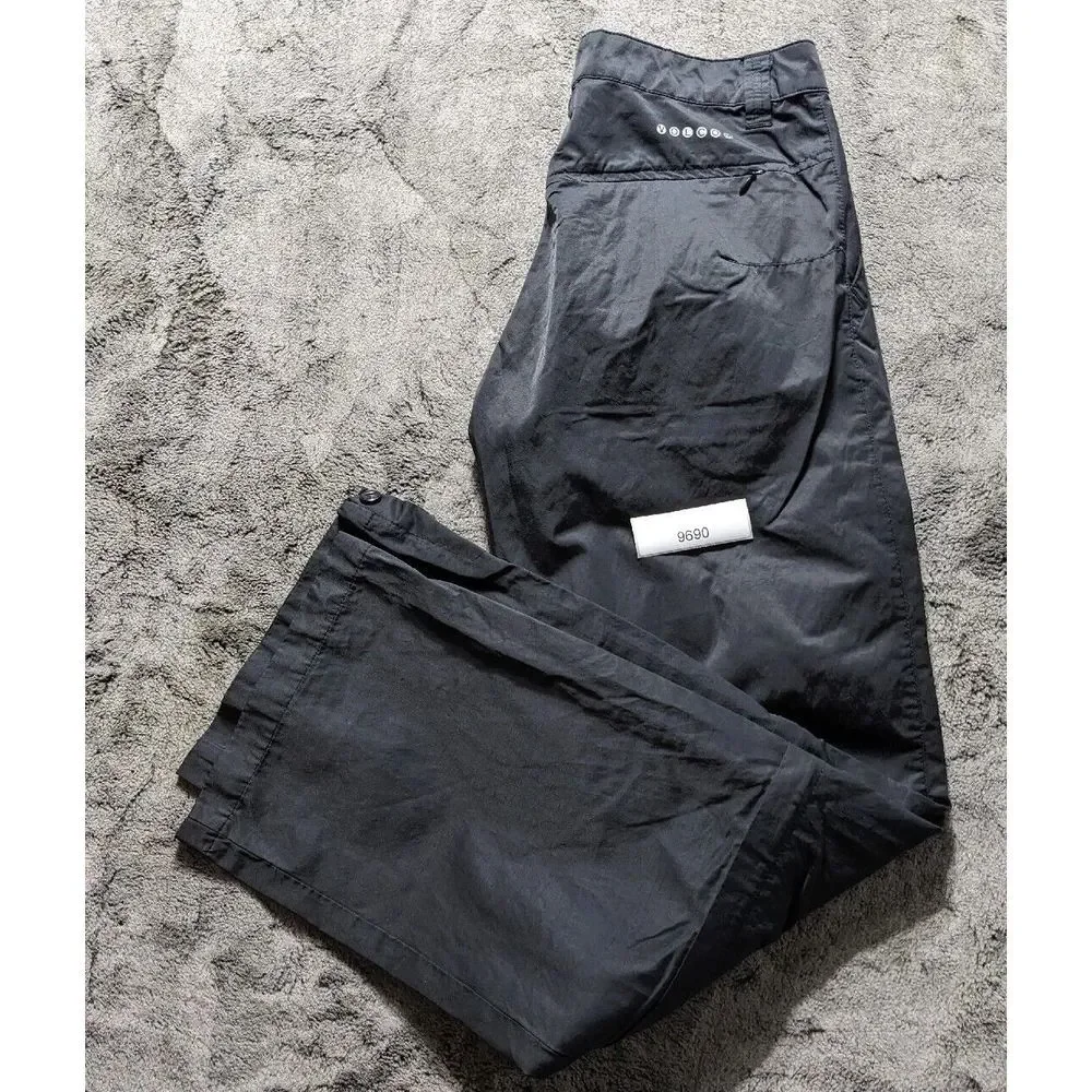 Volcom Nylon Outdoor Convertible Pants Women's Size 5 Black